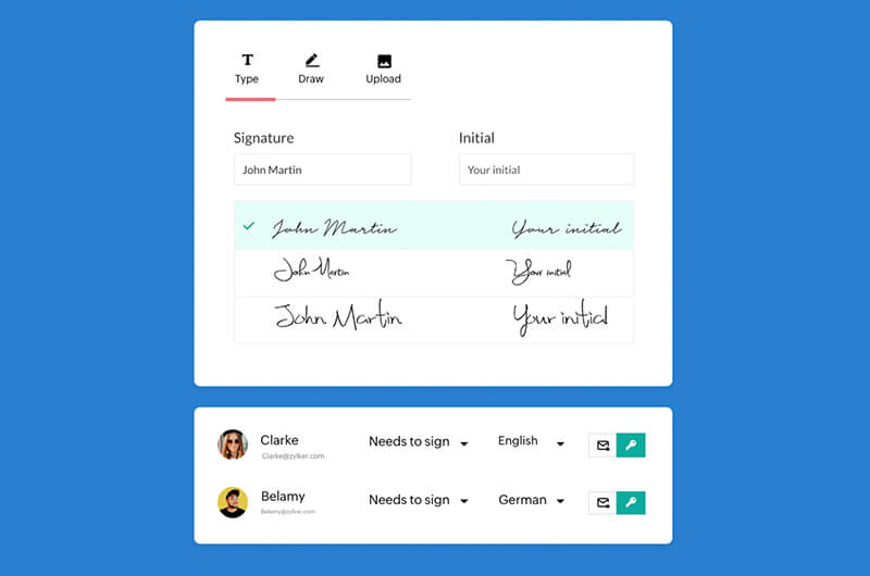 zoho sign