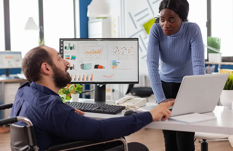 Image of CRM data optimized for enterprise use.